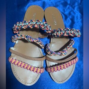 ALDO Colorful Braided Strap Sandals